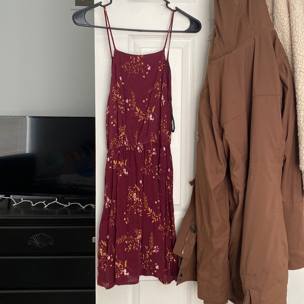 Forever 21 - Womens Maroon Dress Size Small